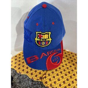 FC Barcelona sports cap  Football clud  Blue W/red  color  embroidered Barcelona